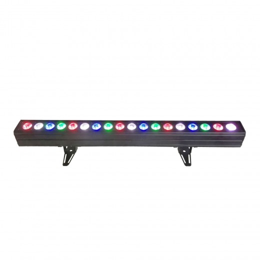 BARRE LED 18x15W QUAD PIX , power lighting, barre led 18x15w, pixel, sono, dj , eclairage, music and lights, reims