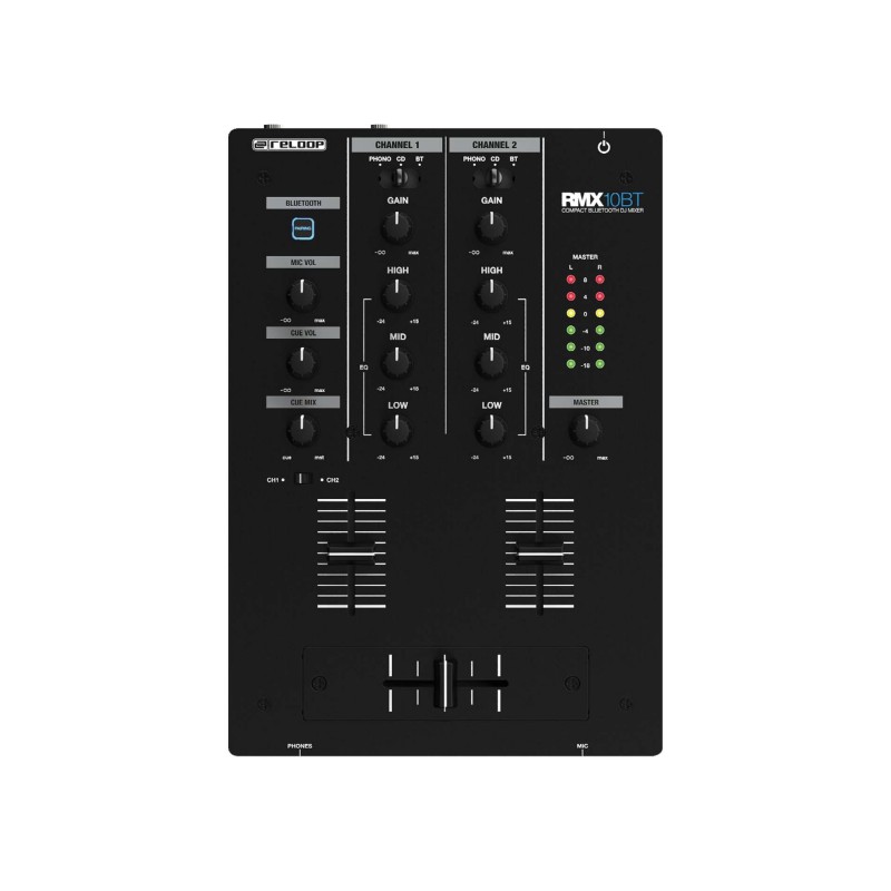 RMX-10 BT, reloop, table de mixage, dj, bluetooth, music and lights, reims