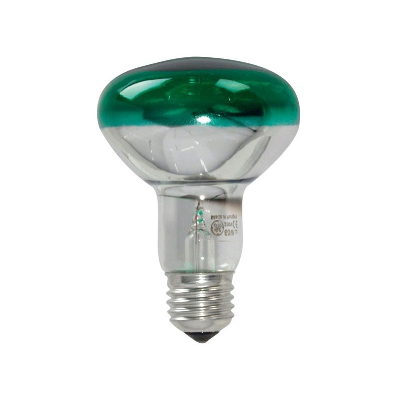 Lampes - Ampoules G.E. - Lampe E27 Spot GE 230V 60W, Verte