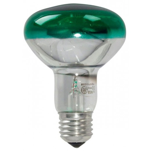 Lampes - Ampoules G.E. - Lampe E27 Spot GE 230V 60W, Verte