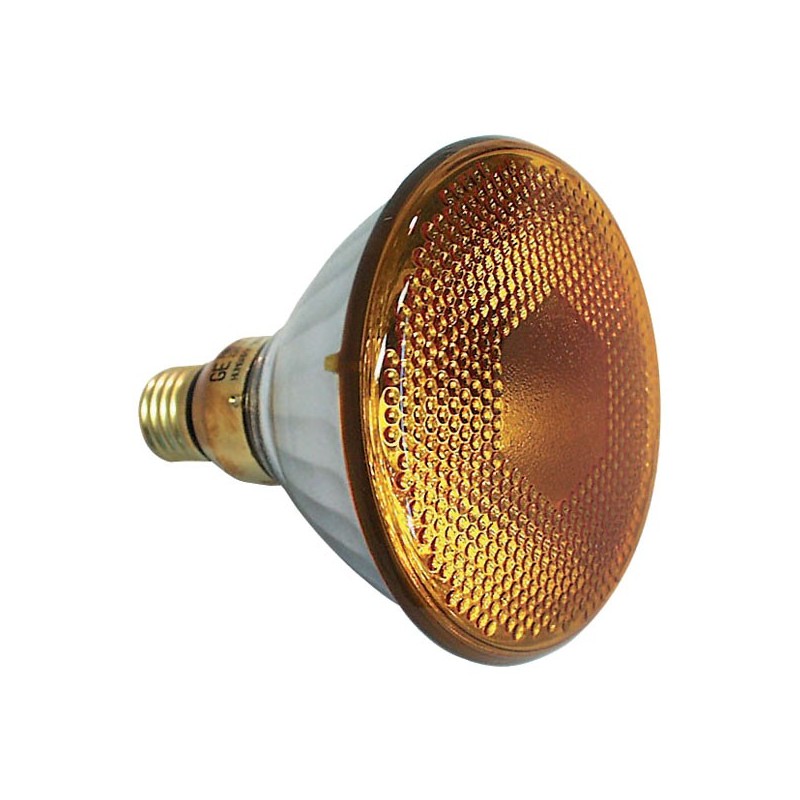 Lampes - Ampoules  - Par 38 E27 Flood  240V 90W, Yellow