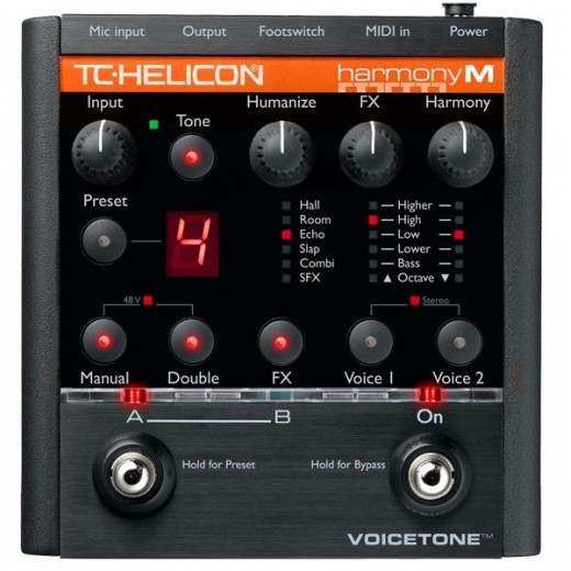 Reverb et Multi-Effets TC Helicon - VoiceTone Harmony-M