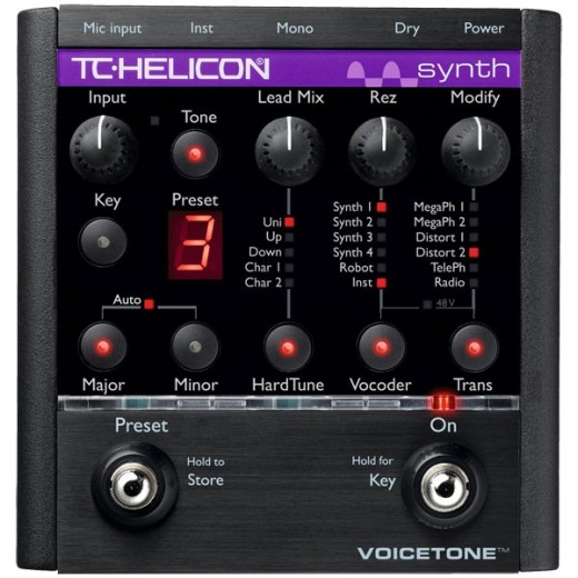 Reverb et Multi-Effets TC Helicon - VoiceTone Synth