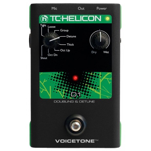 Reverb et Multi-Effets TC Helicon - VOICE TONE D1